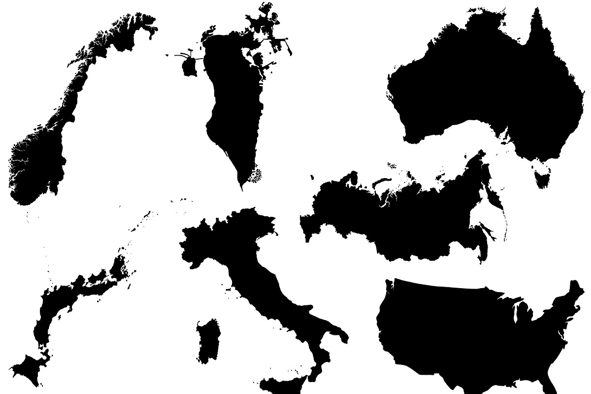 192 World Countries Maps, an Animal Illustration by Character (Photo 6 of 6)
