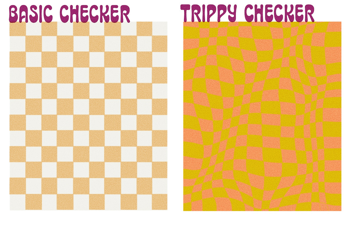 Checkered Patterns - trippy patterns, a Background Graphic by Dear Darling Design (Photo 3 of 17)