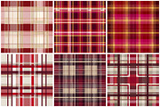 Flat Christmas Plaid Pattern Design, an Illustration by DreamPrint404 (Thumbnail 2 of 5)