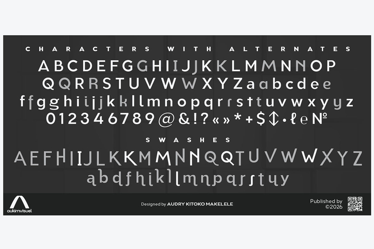 Aukim II, a Sans Serif Font by Aukimvisuel (Photo 4 of 15)