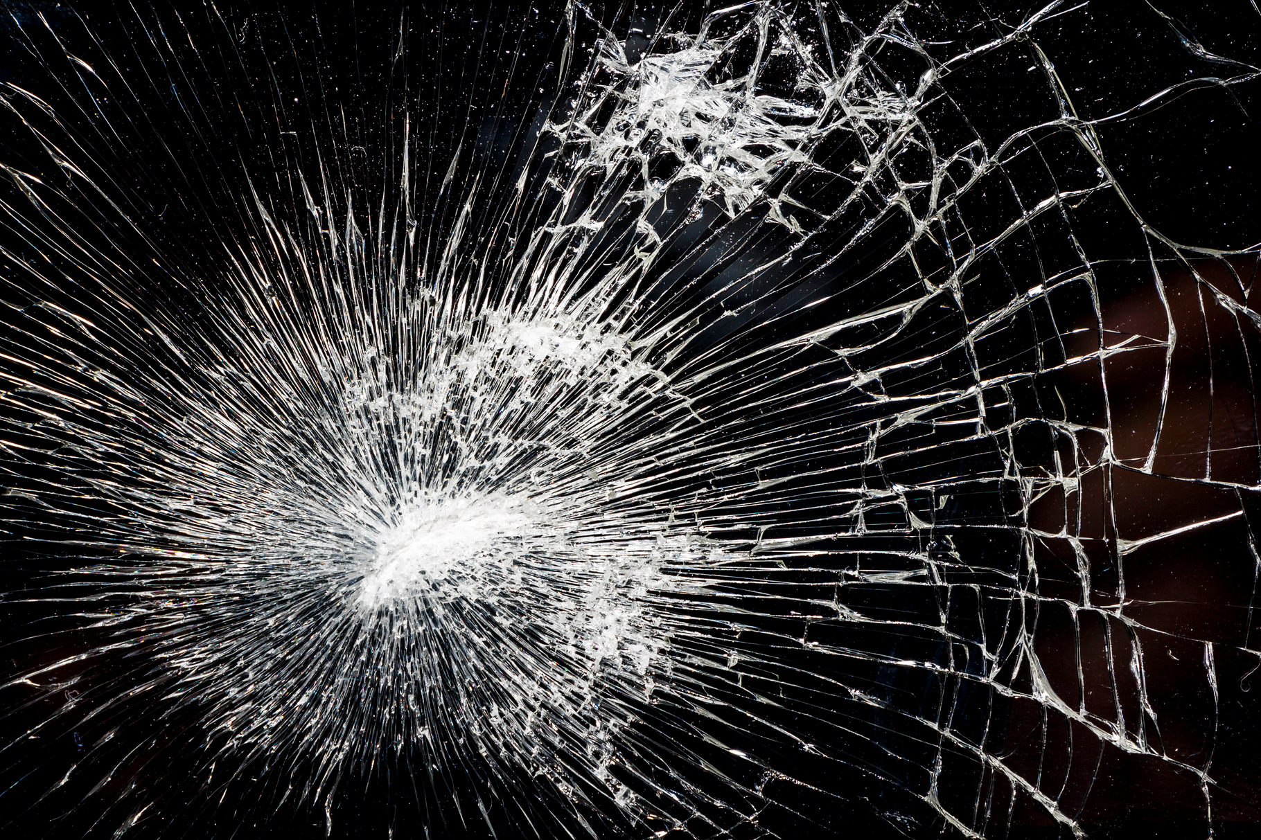 Broken, Shattered Glass, an Abstract Photo by RD Creative's Photo Shop