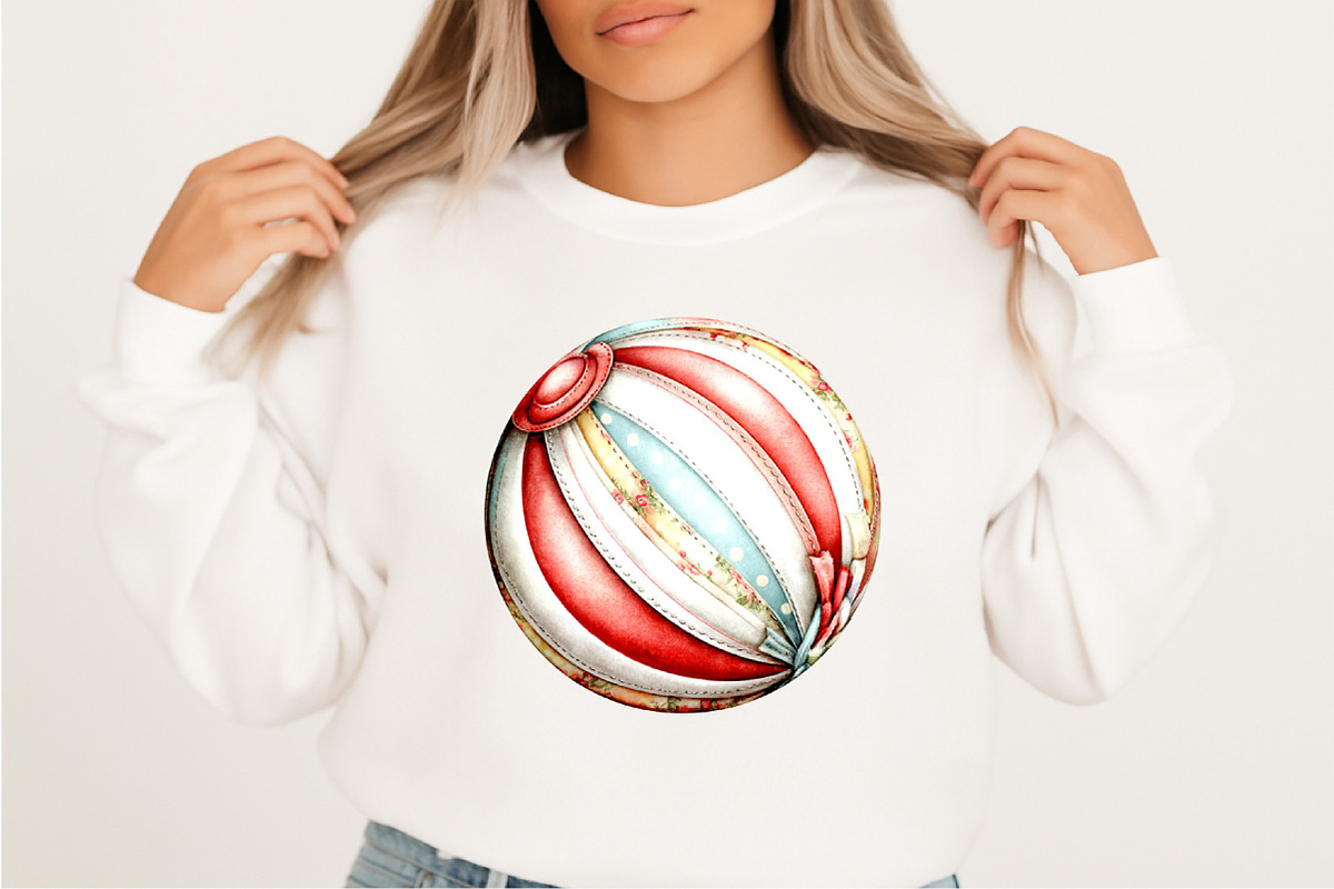 Whimsical Summer Beach Ball Clipart, an Illustration by SVGArt (Photo 3 of 9)