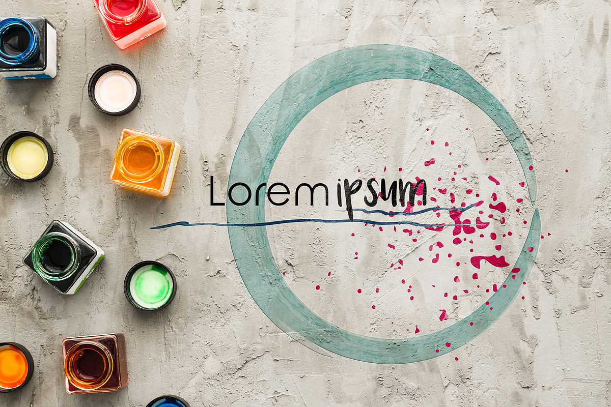 Watercolor Logo Kit, a Branding & Logo Template by Design Unique (Photo 5 of 11)