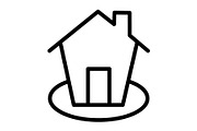 Home icon, an Outline Icon by Sumberpangan (Thumbnail 1 of 2)