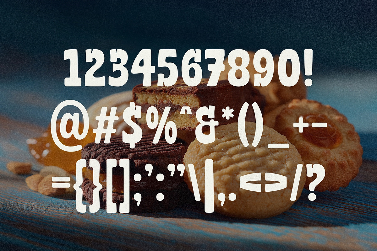 Biscuit Munch - Cute Chubby Display, a Serif Font by HipFonts (Photo 3 of 11)