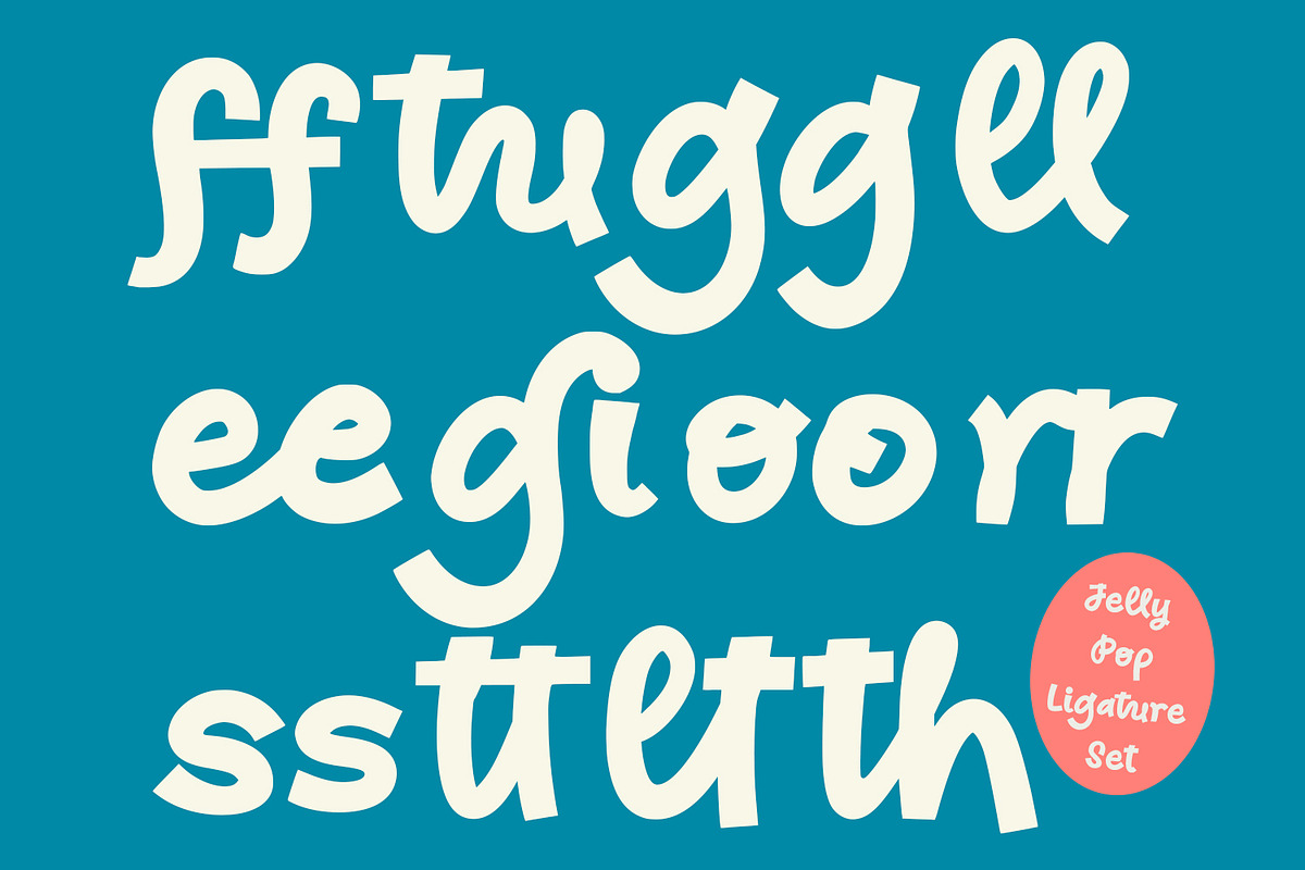 Jelly Pop, a Symbol Font by Nathatype (Photo 10 of 11)