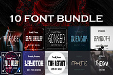 10 Font Bundle