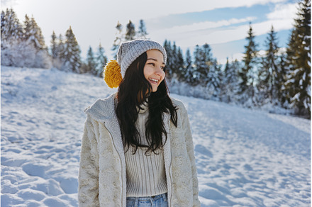 Portrait young adult woman in casual, a Person Photo by Emotion photo