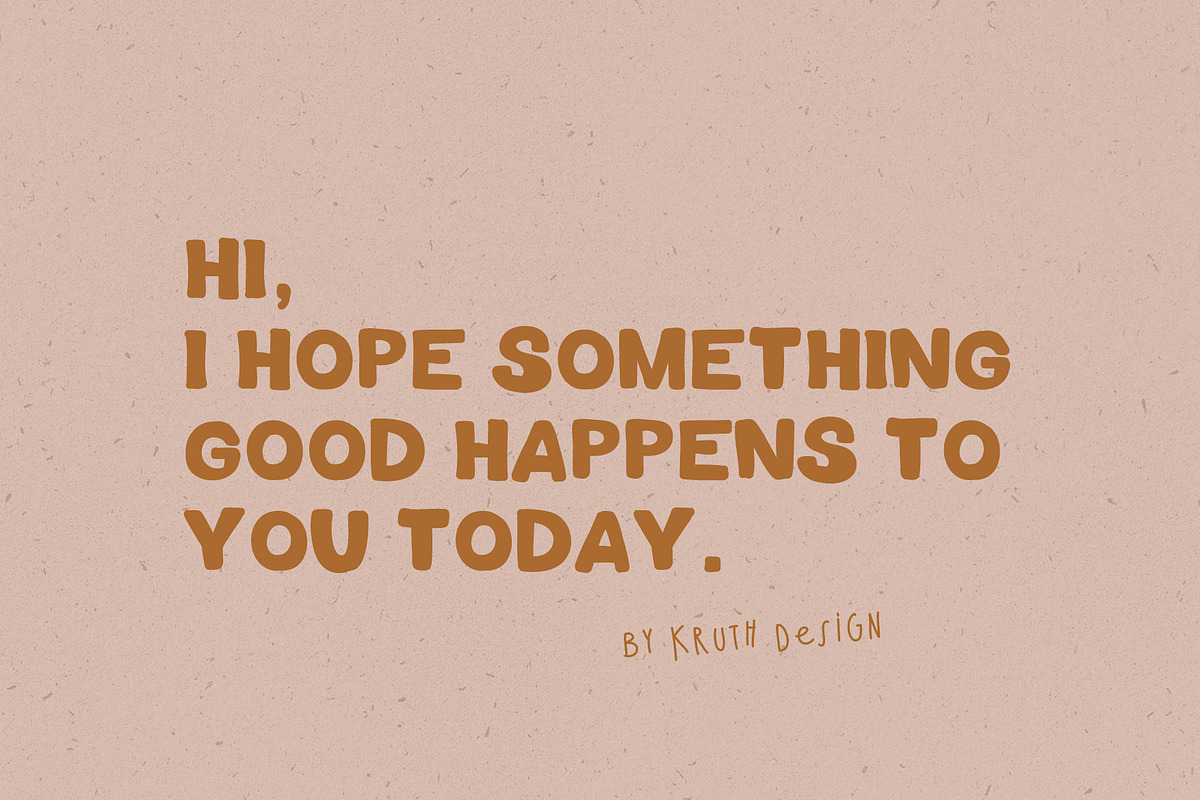 The Slow Morning / Bold Font Sript, a Script Font by KruthDesign (Photo 3 of 10)