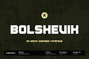 Bolshevik - Powerful Typeface, a Sans Serif Font by alpercakici (Thumbnail 1 of 20)