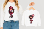 Quirky Girl New Year Clipart, an Illustration by designcity5 (Thumbnail 5 of 5)