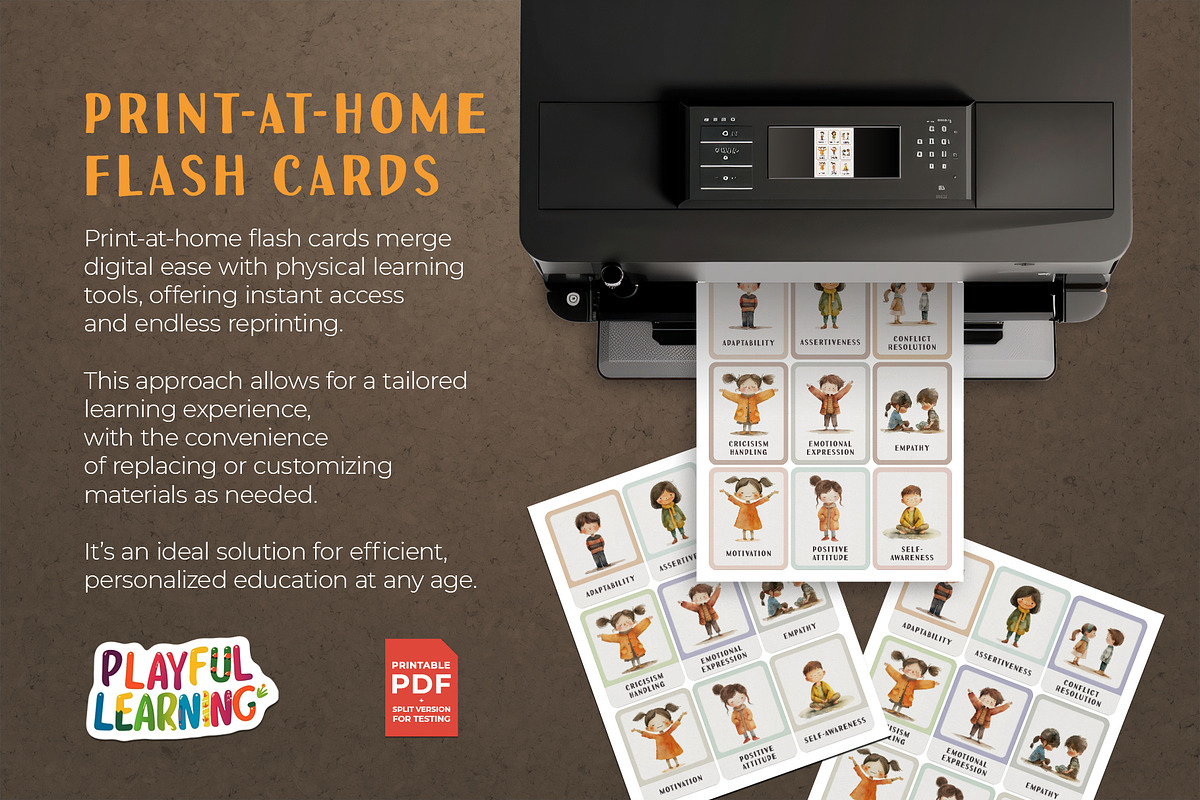Emotional Intellect Montessori Cards, an Education Illustration by Pix Cafe (Photo 7 of 10)