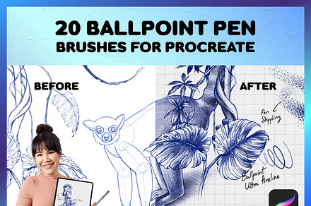 Procreate Ballpoint Pen Brush