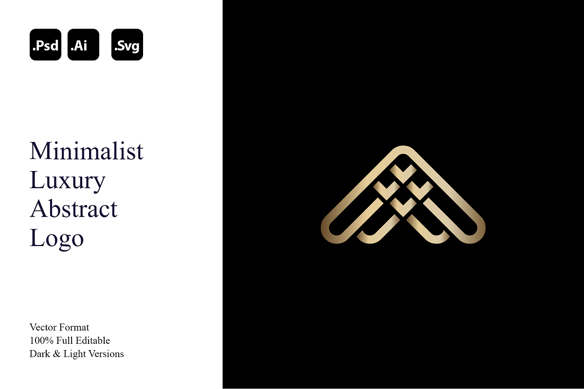 Minimalist Luxury Abstract Logo, a Branding & Logo Template by Luxury Logos (Photo 1 of 4)