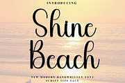 Shine Beach, a Handwritten Font by FreshTypeINK (Thumbnail 1 of 8)