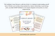 ADHD Adult Workbook and Planner, a Print Template by CounsellorCronan (Thumbnail 7 of 7)