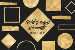 Gold Design Elements