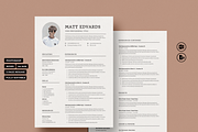 Resume/CV Template, a Resume Template by UX-group (Thumbnail 1 of 7)