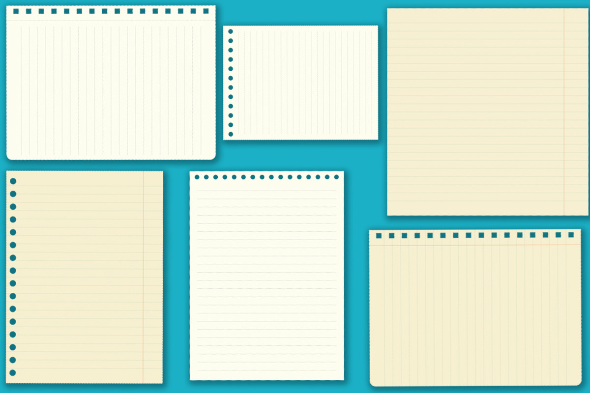 Notebook paper set, a Texture Graphic by Anastasia Koba (Photo 8 of 8)