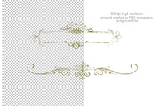 Vintage Green French Ornamental Set, an Object Illustration by AlenaVlasko stock Market (Thumbnail 2 of 8)