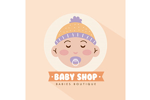 babies boutique label, an Object Illustration by studiogstock