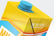 4 Types Milk/Juice Cartons Mockup, a Packaging Mockup by Hubzway (Thumbnail 2 of 13)