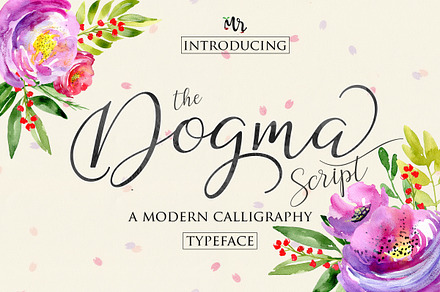 Dogma Script, a Script Font by MrLetters