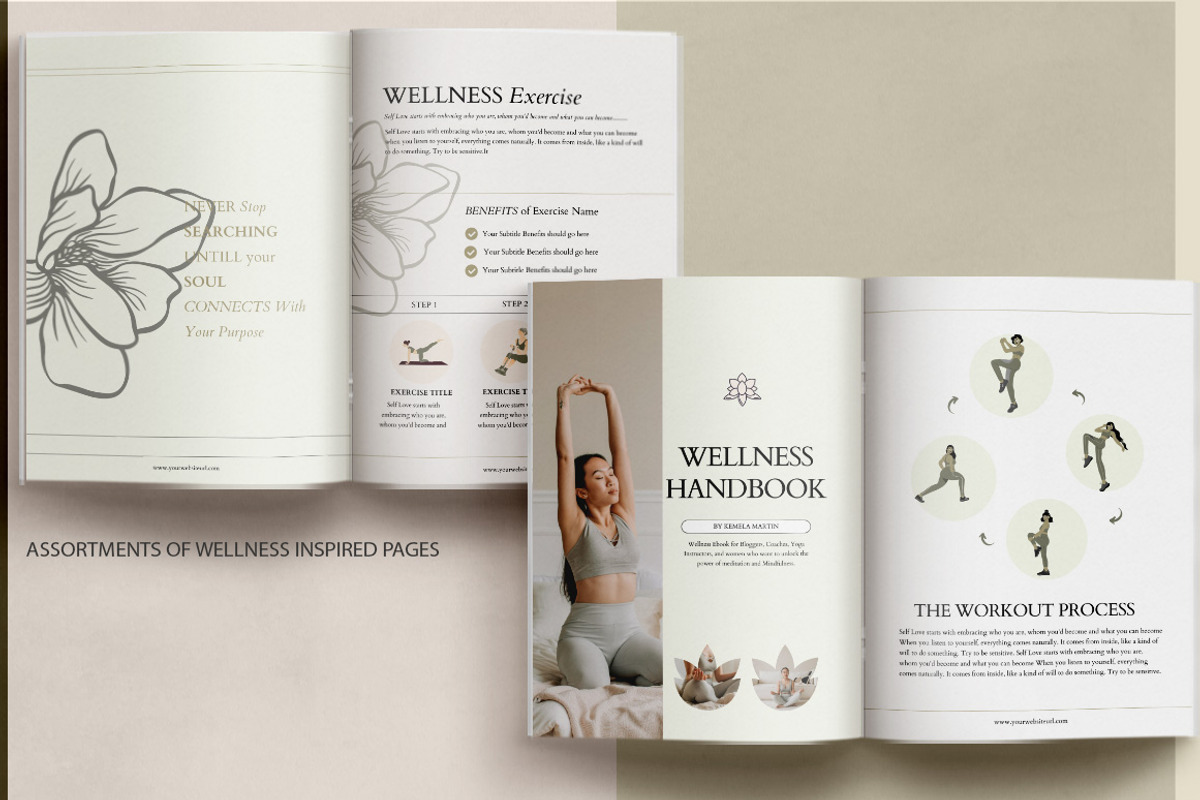 Wellness Coach Workbook Canva preview 7