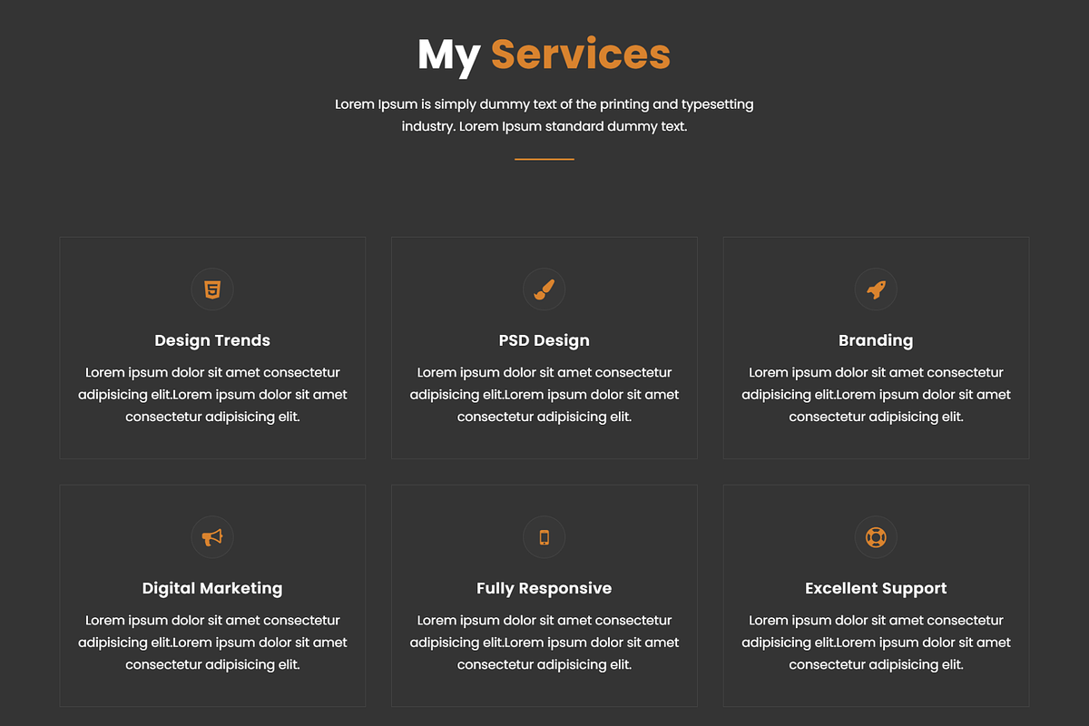 Faruq - Developer Portfolio HTML, a Bootstrap Template by Themeplaza (Photo 3 of 7)