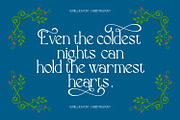 Domillack -  Christmas Font, a Serif Font by Rishsketch (Thumbnail 7 of 15)