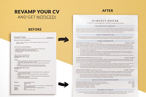 Modern ATS CV Template Word & Pages