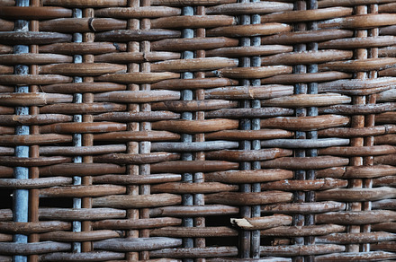 rattan weave closeup, an Abstract Photo by AlexZaitsev