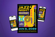 Jazz Night Event Flyer Set, a Flyer Template by The Good Store (Thumbnail 1 of 2)