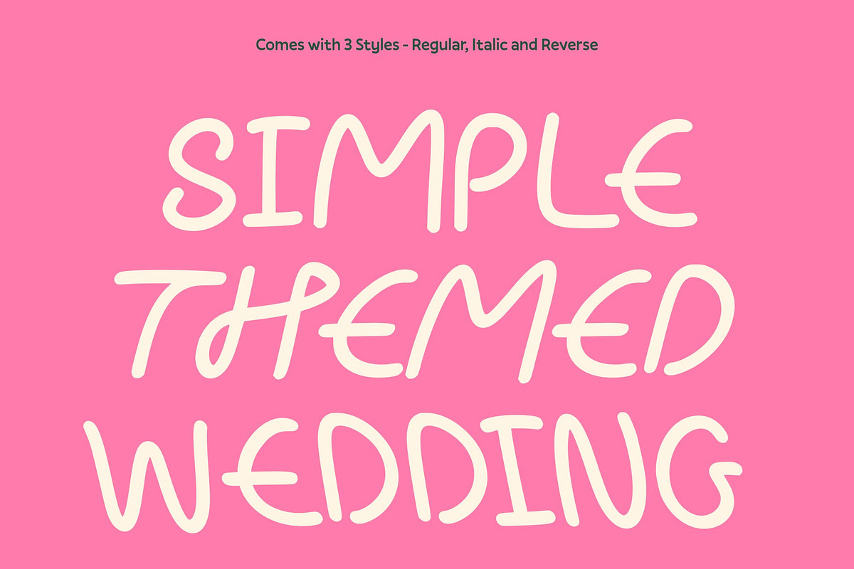 CS Hestia – Fun Handwritten Font, a Handwritten Font by Craft Supply Co. (Photo 4 of 8)