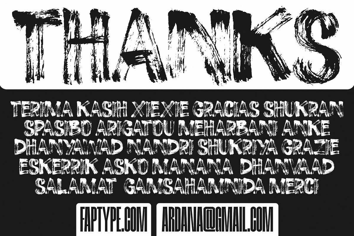 Rage | Rough Brush Sans Serif Font, a Sans Serif Font by Ardana Creative (Photo 15 of 15)