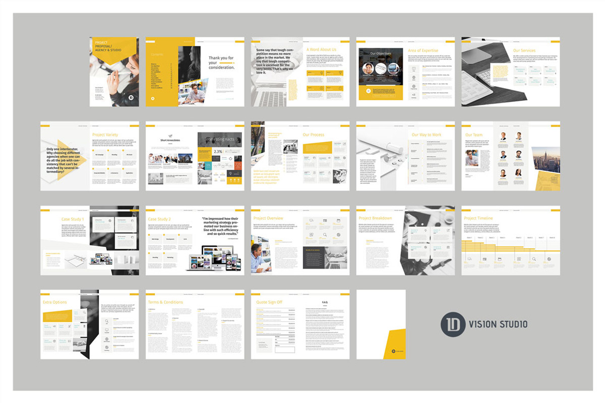 Project Proposal Agency & Studio, a Brochure Template by ID Vision Studio (Photo 15 of 16)