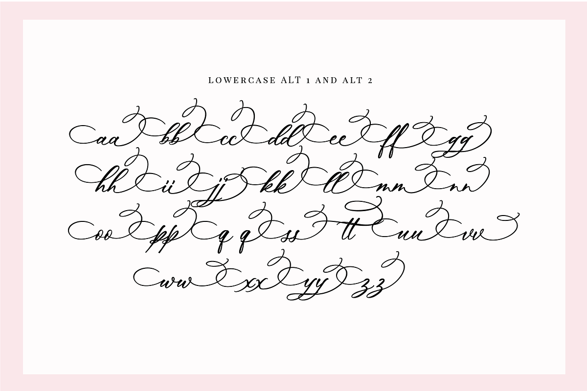 Hey Darling Calligraphy Script Font preview 5