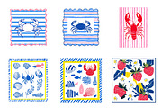 Summer Frame Coastal Clipart, an Illustration by SinaCreation (Thumbnail 5 of 8)