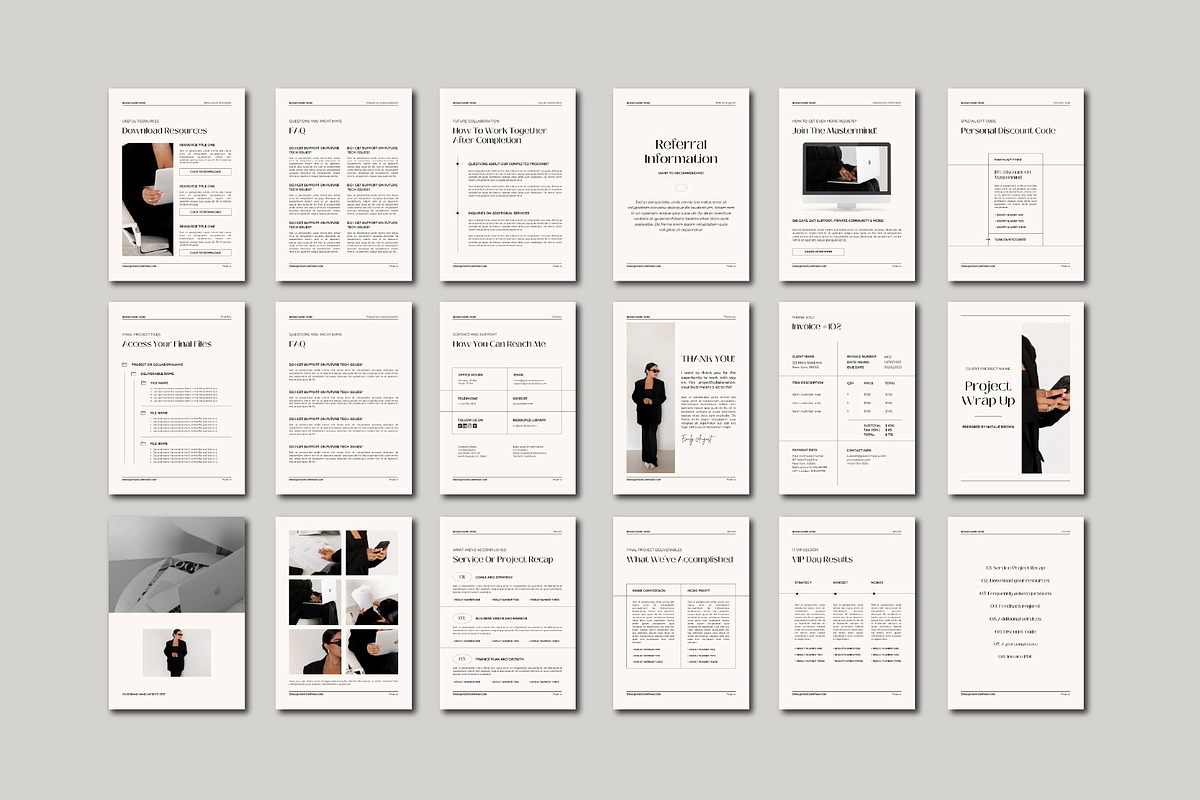 Client Goodbye Packet | Canva Template preview 8