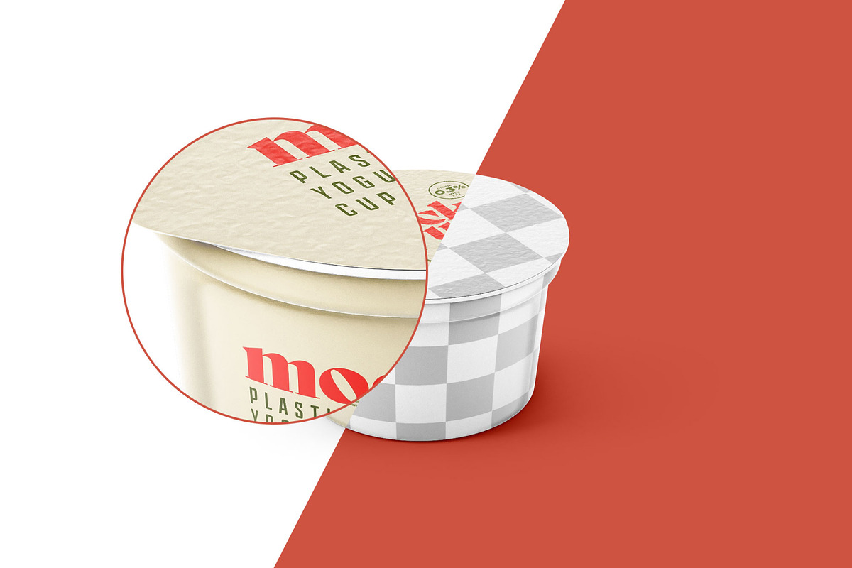 Yogurt Cup Mockup Set | Packaging, a Cups & Container Mockup by Deeplab