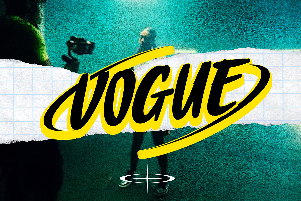 FASHION COUTURE MODERN MARKER Y2K DI, a Handwritten Font by dansdesign (Photo 6 of 7)