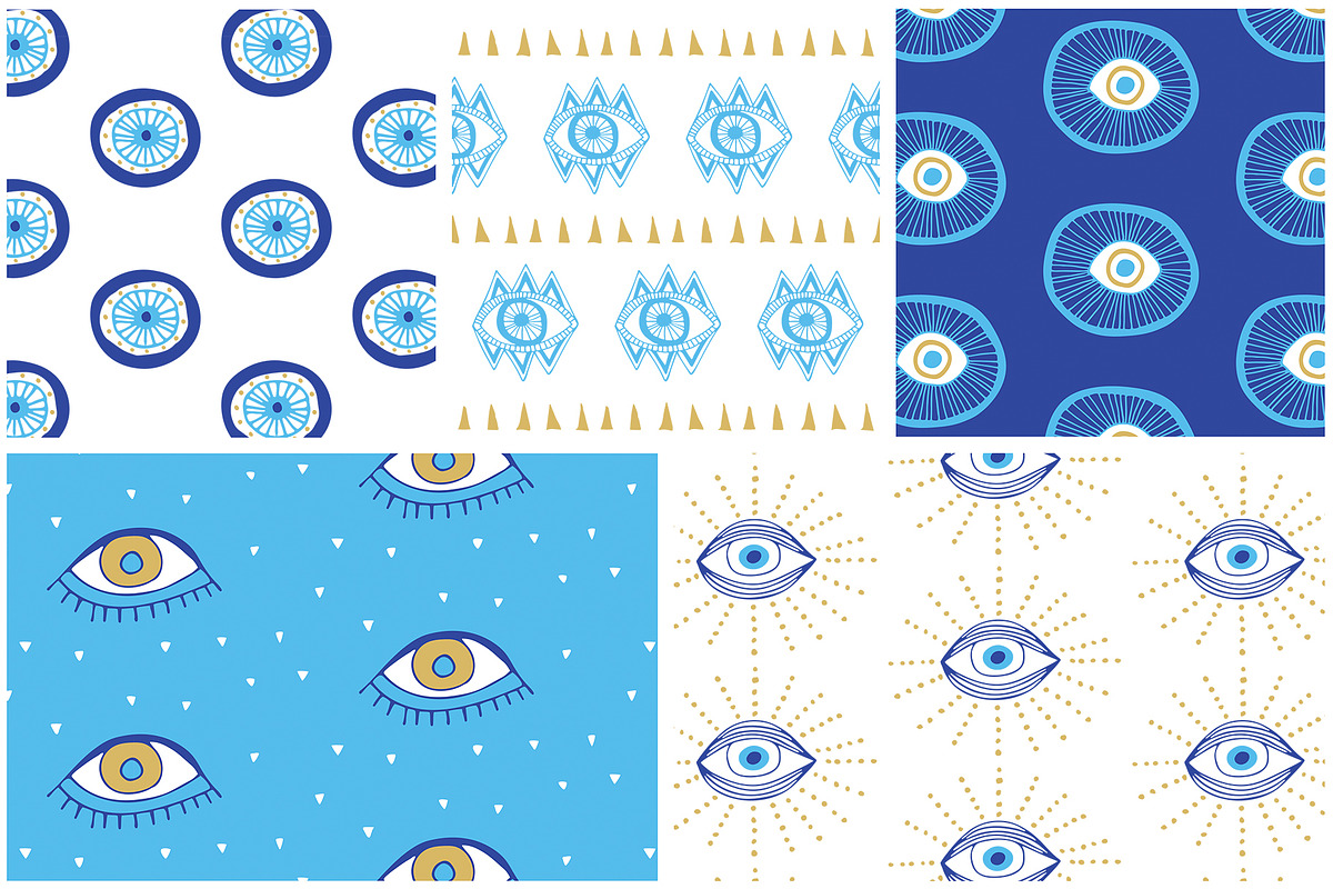 Evil Eye Illustrations + Patterns, an Illustration by Youandigraphics (Photo 12 of 13)