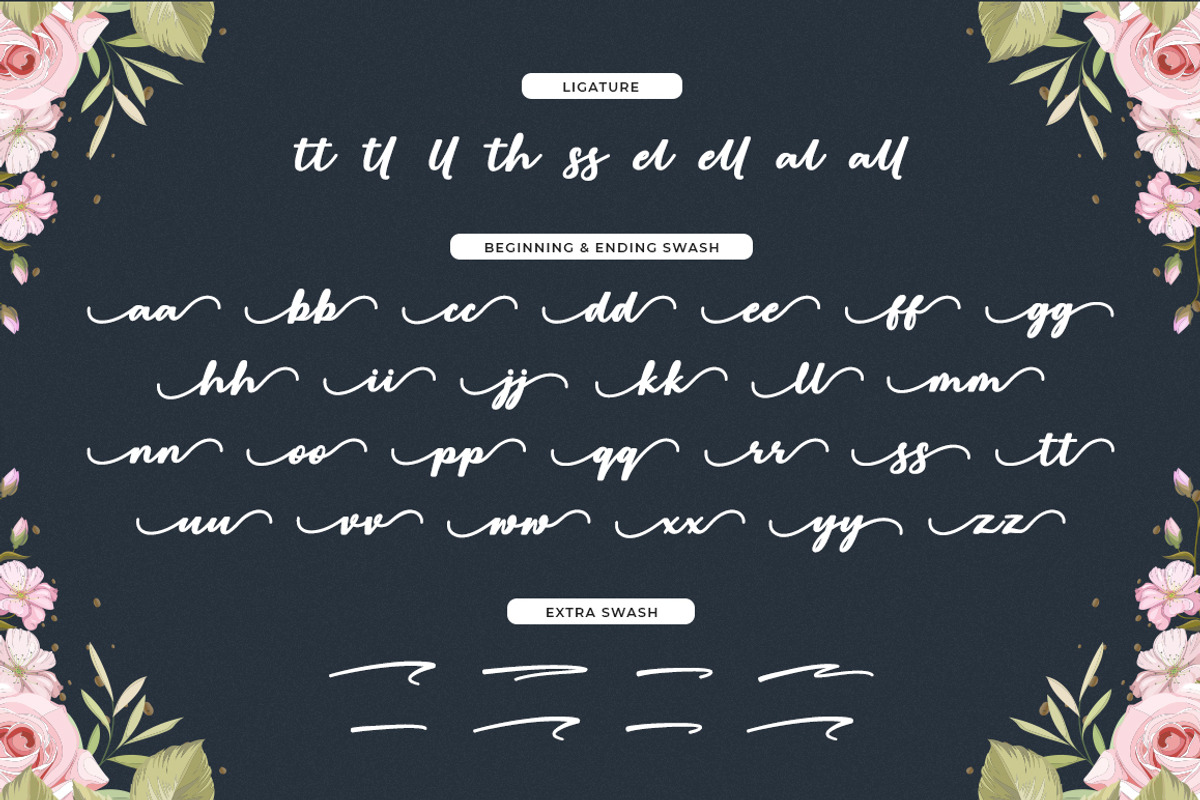 Millany Script, a Script Font by josstype (Photo 6 of 7)