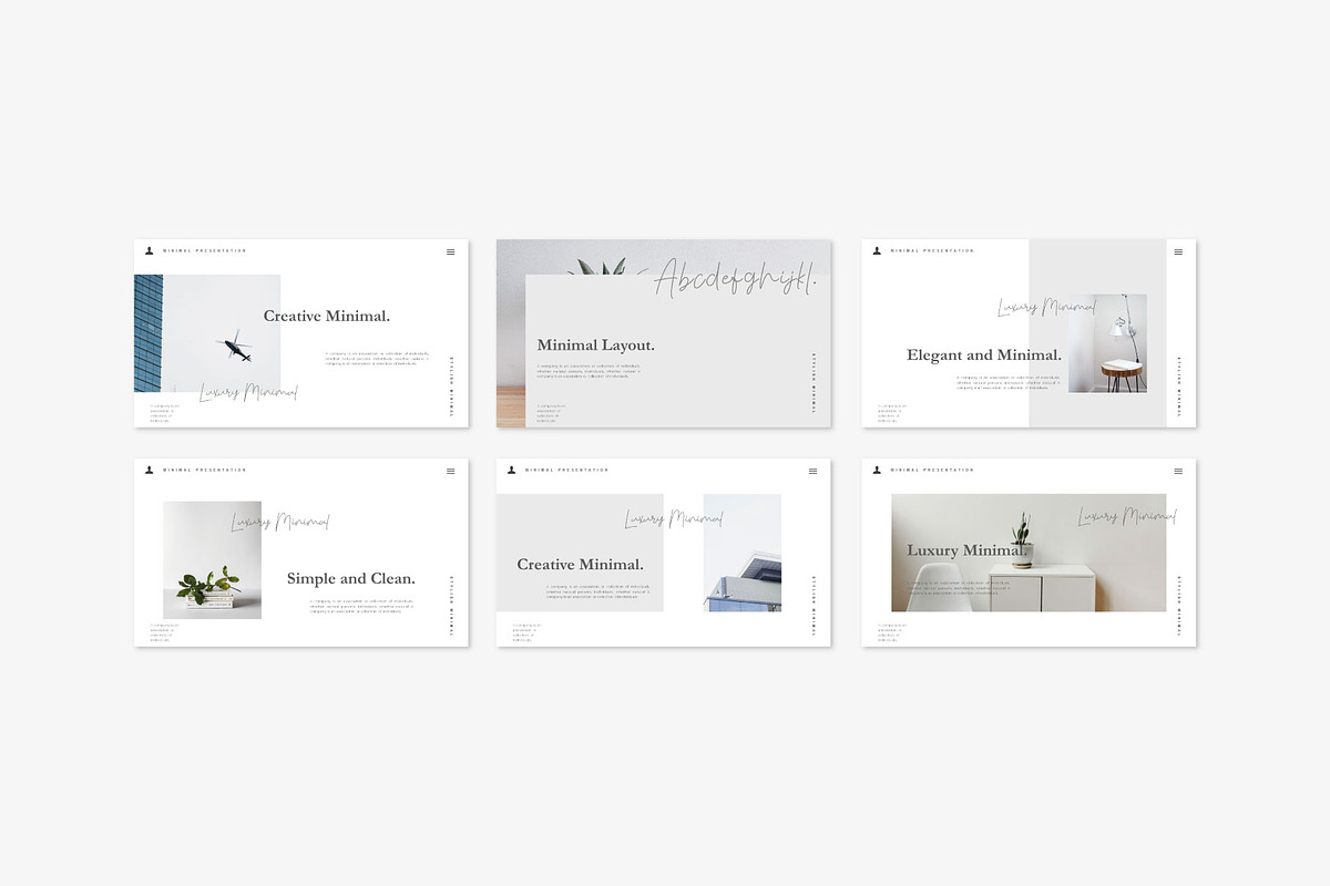 Luxury - Minimal Keynote Template, a Presentation Template by Barland Design (Photo 4 of 11)