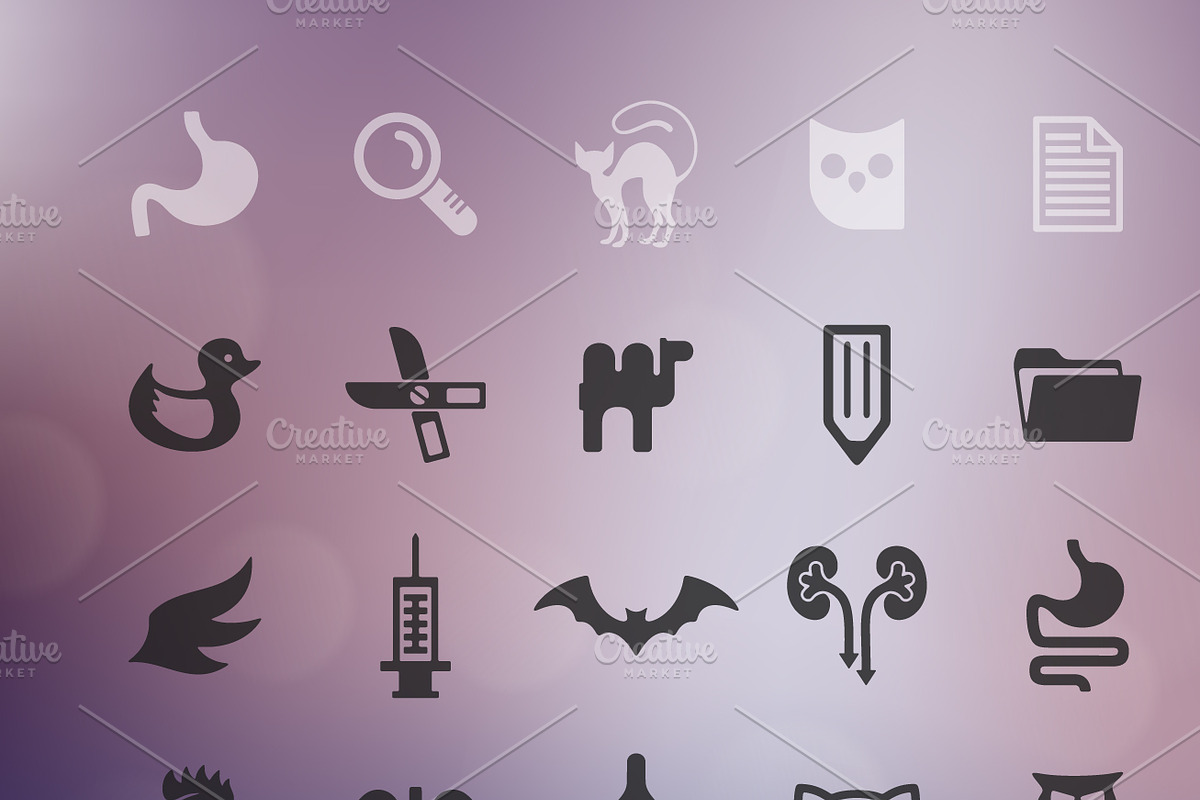80 VETERINARY icons, a Templates & Theme by Palau (Photo 3 of 4)