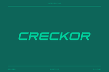 Creckor - Modern Sport Typeface
