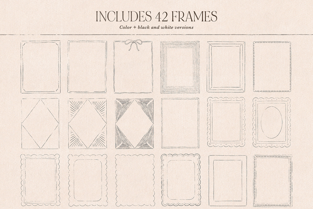 Paper Note—Vintage Frames, an Object Graphic by Basia Stryjecka (Photo 15 of 16)