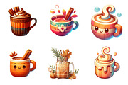 Fall Drinks Sublimation Clipart., a Graphic by CitraGraphics (Thumbnail 2 of 3)