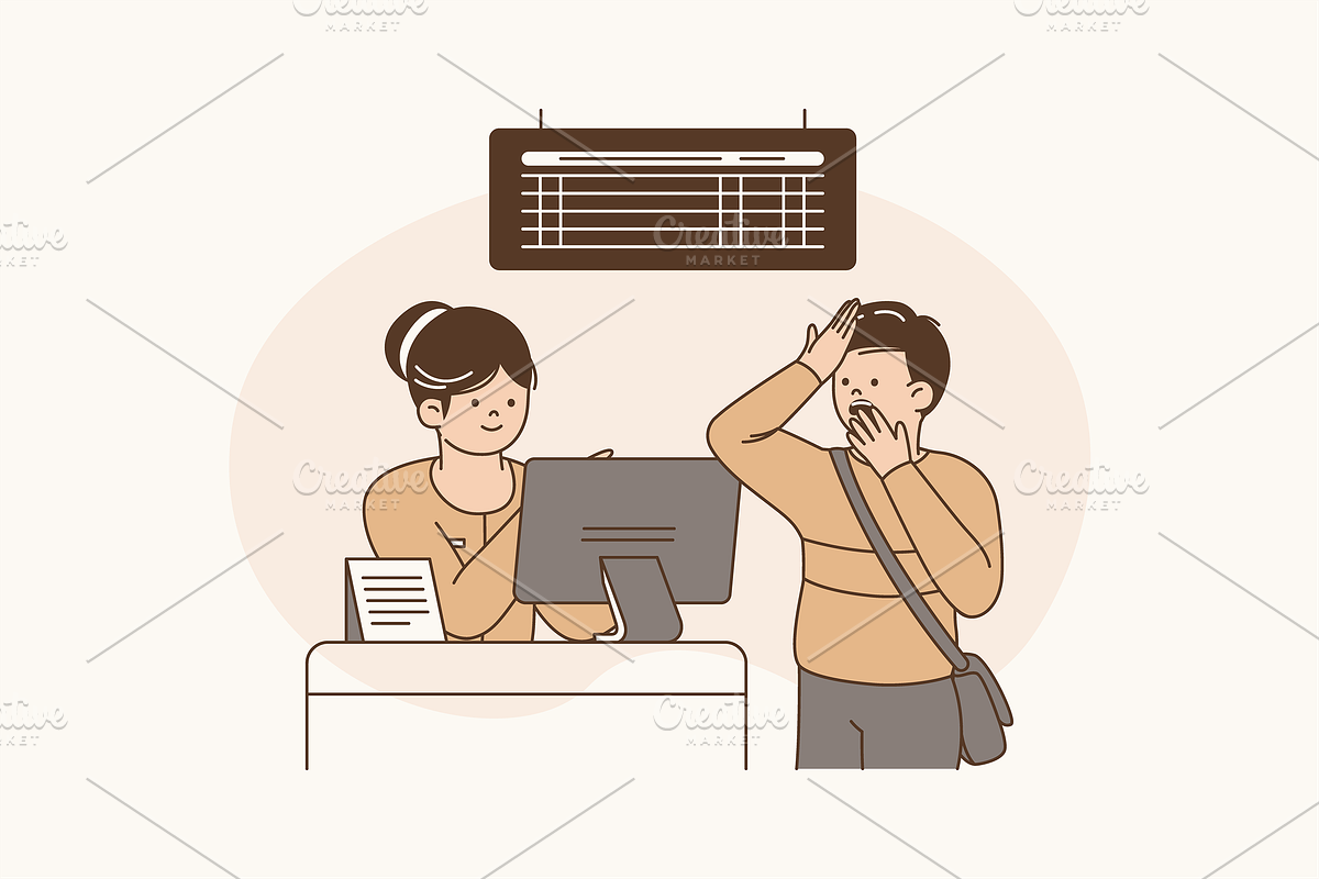 Travel Chaos Illustration, an Object Graphic by Jump Studio (Photo 4 of 12)