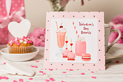 Watercolor Valentines Day Sweets, a Seasonal Illustration by ArtGiftsStudio (Thumbnail 2 of 4)